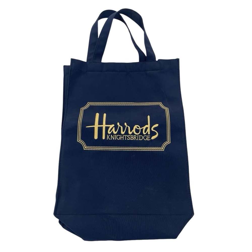Harrods Nylon Logo Tote Bag OS Blue